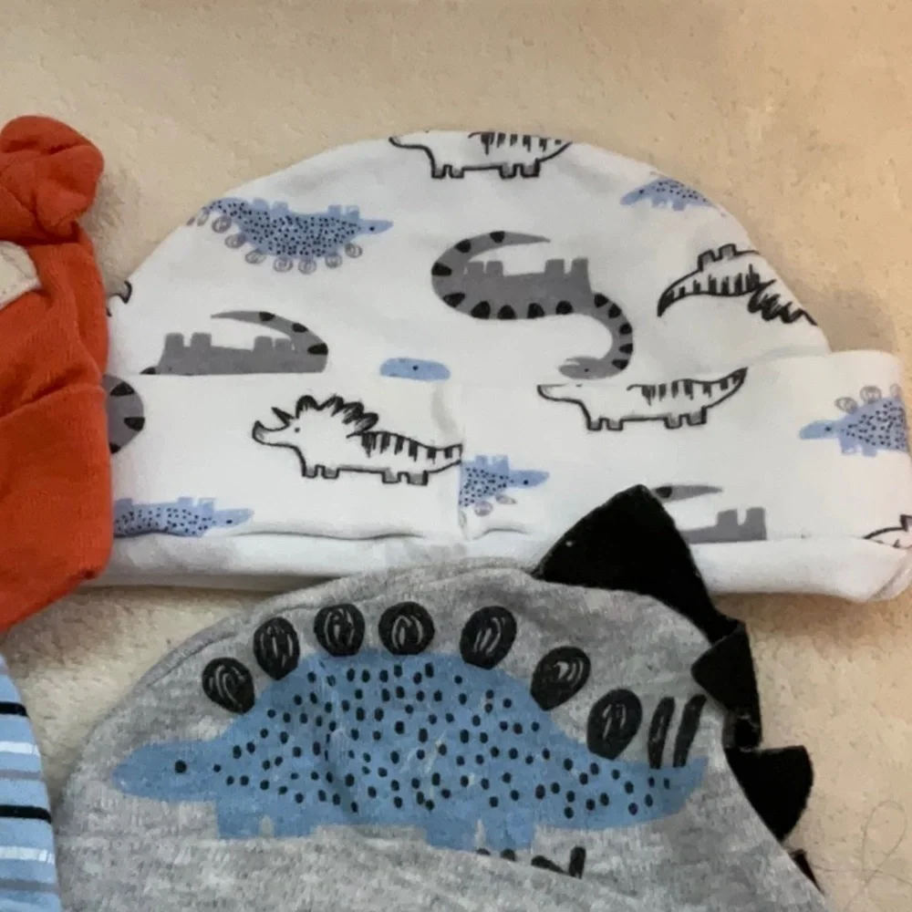 Kids' Fun Animal and Striped Hats Set